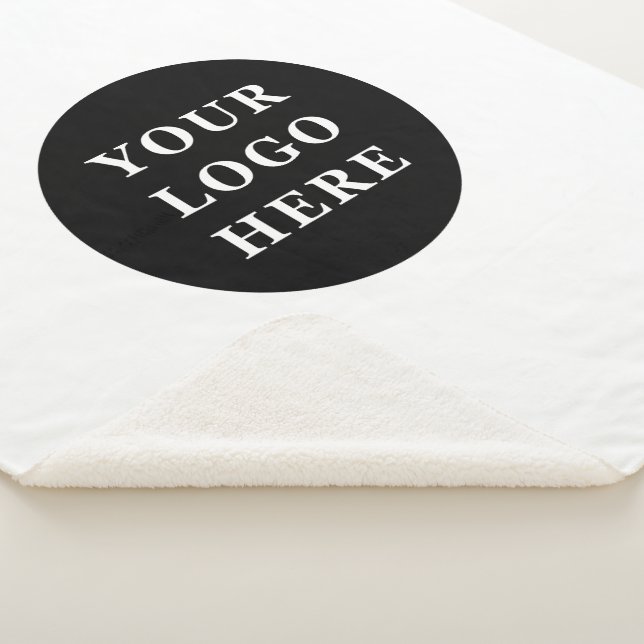 Eleganter und sanfter schwarzer QR-Code Sherpadecke (3/4)