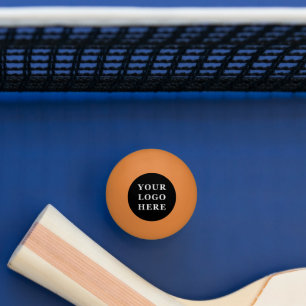 Eleganter und sanfter schwarzer QR-Code Tischtennisball