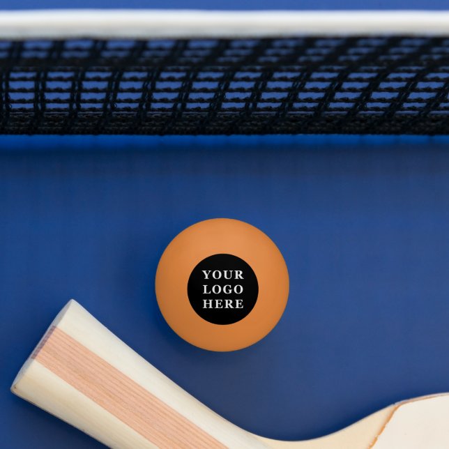 Eleganter und sanfter schwarzer QR-Code Tischtennisball (Tisch)