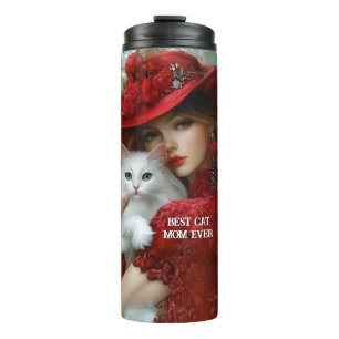 Eleganter und schöner Katzenliebhaber Thermosbecher