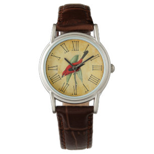 Eleganter und vintage Stil Vogel Armbanduhr