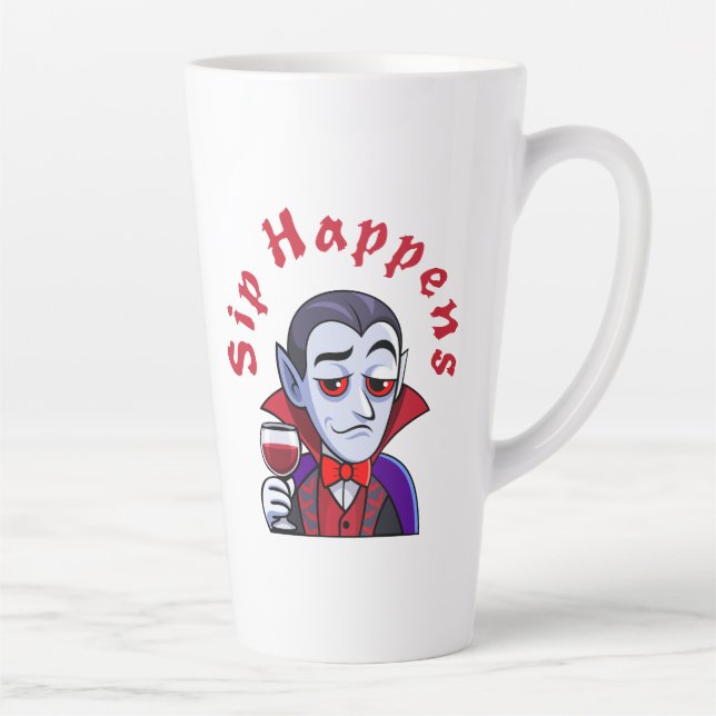Eleganter Vampir – Schluck passiert Milchtasse (Rechts)