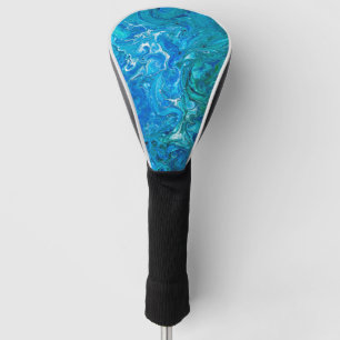 Eleganter verrückter Spitze-Achat 2 - blaues Aqua Golf Headcover