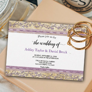 Eleganter Verzierter Chic-Rahmen formale Hochzeit Einladung