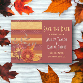 Eleganter Verzierter Glitzer Stilvolle Boho Floral Save The Date