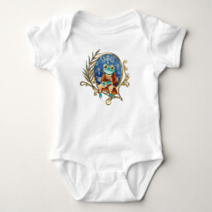 Eleganter Viktorianisch Frog Baby Strampler