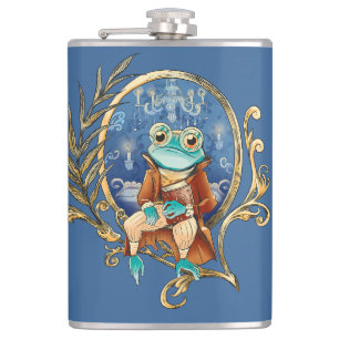Eleganter Viktorianisch Frog Flachmann