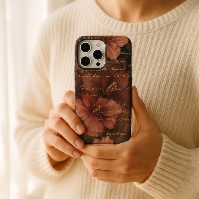 Eleganter Viktorianischer Hibiskus Romance Case-Mate iPhone Hülle (Von Creator hochgeladen)