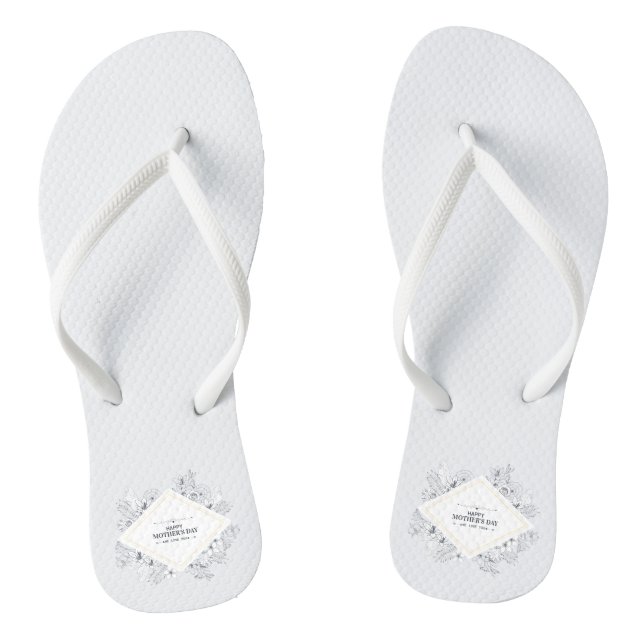 Eleganter Vintag glücklicher Muttertag | Flip Flop (Fußbett)