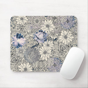 Eleganter Vintage-Abstrakter Blumenhintergrund Mousepad
