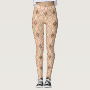 Eleganter Vintage-Barock Valentinstag Leggings