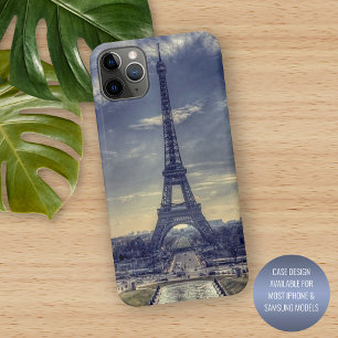 Eleganter Vintage-Eiffelturm Paris Frankreich Foto Case-Mate iPhone Hülle