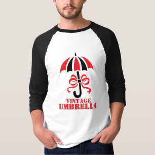 Eleganter Vintage-Regenschirm mit Schleifen-Bow-De T-Shirt