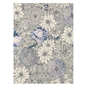Eleganter Vintager Abstrakter Blumenhintergrund   Tischdecke