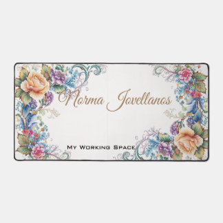 Eleganter Vintager Arbeitsbereich "Kunst und Handw Schreibtischunterlage