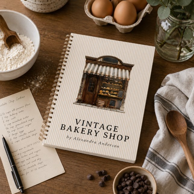 Eleganter Vintager Bäckereiladen Planer (Von Creator hochgeladen)