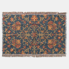 Eleganter Vintager Blumengarten Damaske Decke