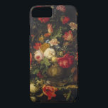 Eleganter Vintager Blumenvase Case-Mate iPhone Hülle<br><div class="desc">Dieser Fall kennzeichnet eine Vintage Blumenmalerei durch AbrahamMignon</div>