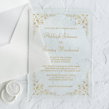 Eleganter, Vintager, botanischer Rahmen für Gold-S
