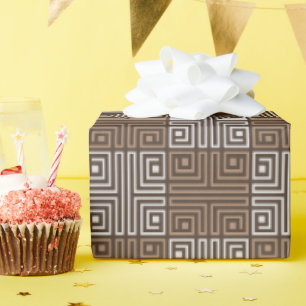 Eleganter Vintager Freudenzauber Geschenkpapier