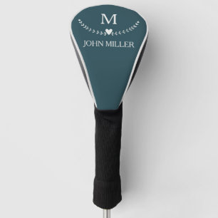 Eleganter Vintager Kranz mit Herzdekoration Golf Headcover