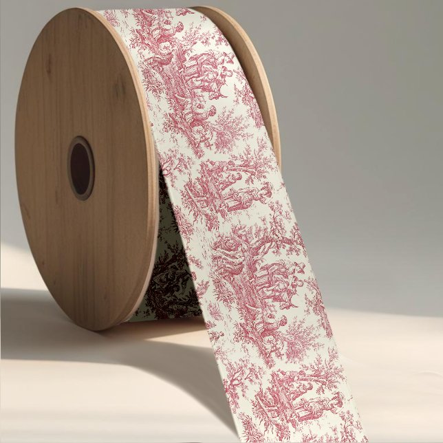Eleganter Vintager Rottöckchen Satinband (Von Creator hochgeladen)