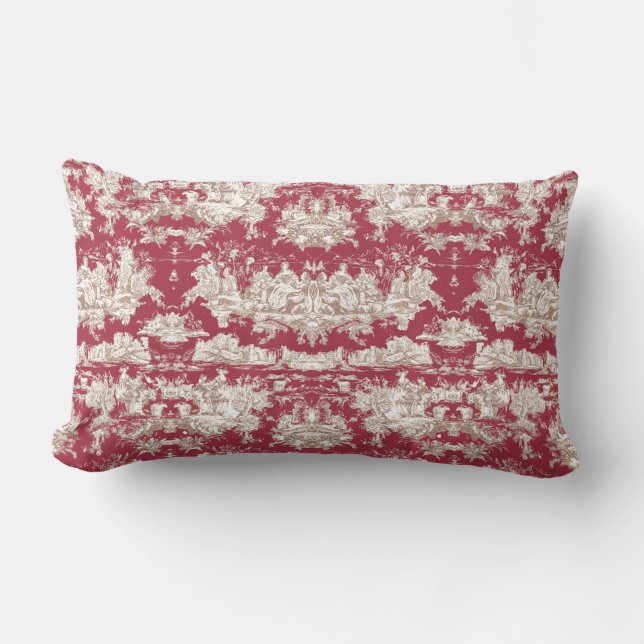 Eleganter Vintager Seeadler Lendenkissen (Vorderseite)