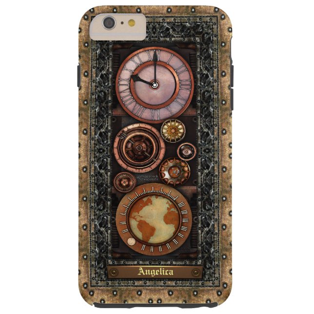 Eleganter Vintager Steampunk Timepiece Case-Mate iPhone Hülle (Rückseite)