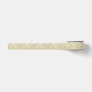 Eleganter Vintager Stil, Beige Blumengestecke Ripsband