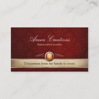 Eleganter Vintager tiefer Visitenkarte