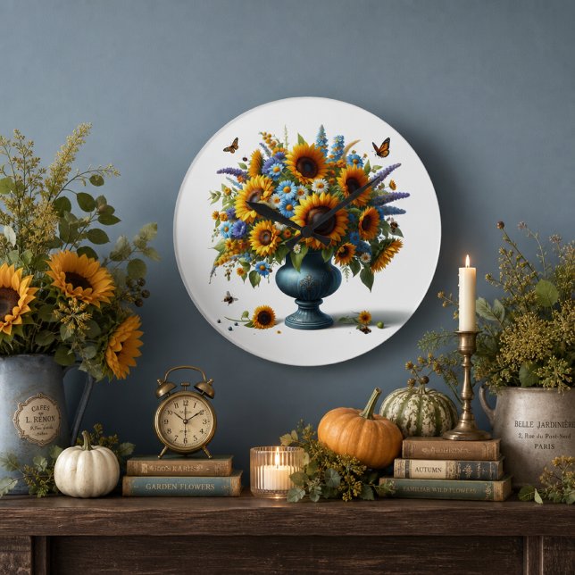 Eleganter Vintager Urwald mit Blume Uhr (Von Creator hochgeladen)