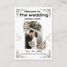 Eleganter Vintager Zierrahmen Hochzeit Gold Begleitkarte