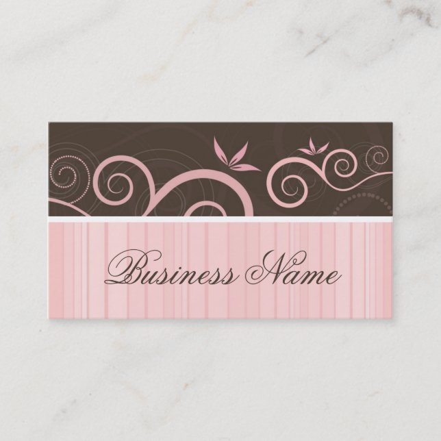 Eleganter Visitenkarte-Entwurf Visitenkarte (Vorderseite)