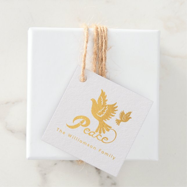 Eleganter Vogel des Friedens Geschenkanhänger (Mit Box)