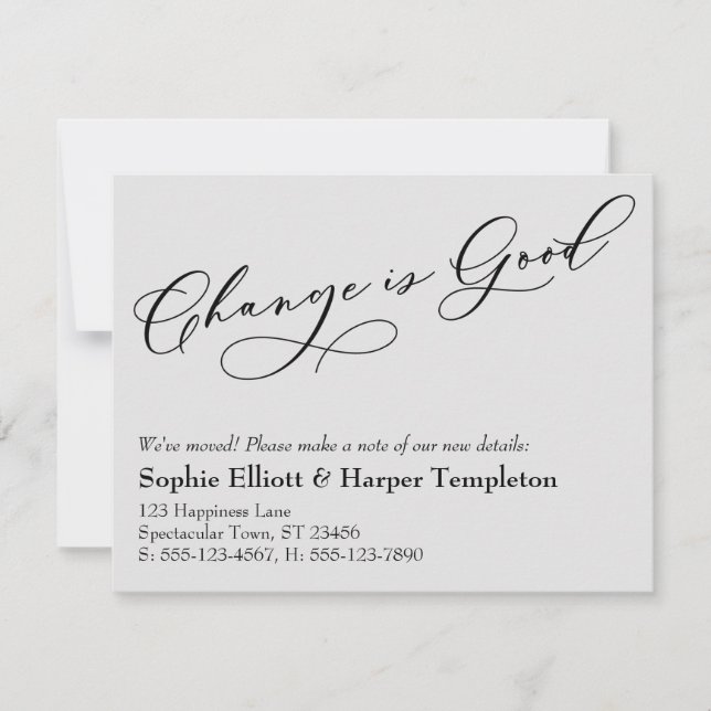 Eleganter Wandel ist eine gute Ankündigung der Gra (Vorderseite)