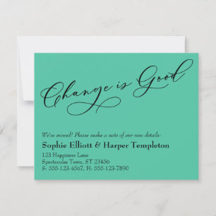 Eleganter Wandel ist eine gute Ankündigung der grü