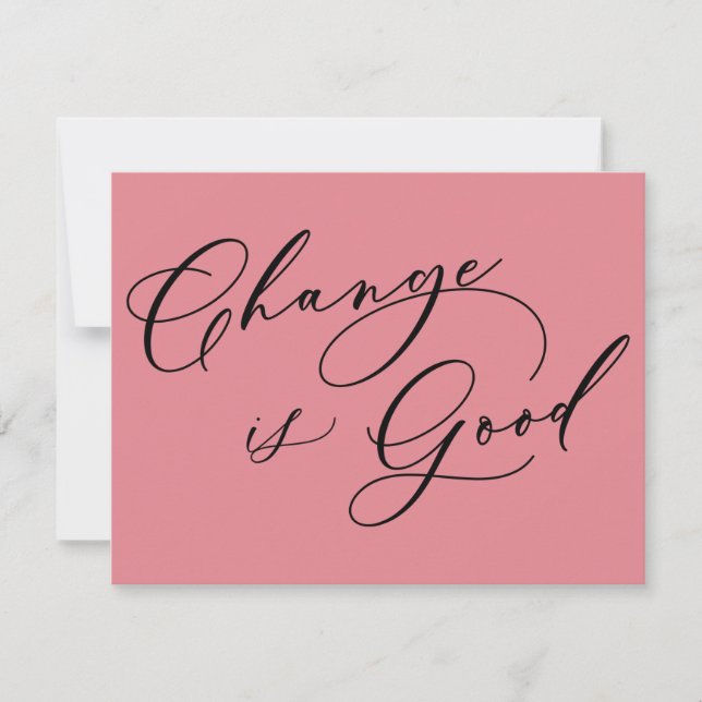 Eleganter Wandel ist eine gute Ankündigung der ros (Vorderseite)