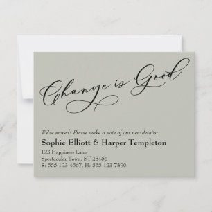 Eleganter Wandel ist eine gute Ankündigung über di