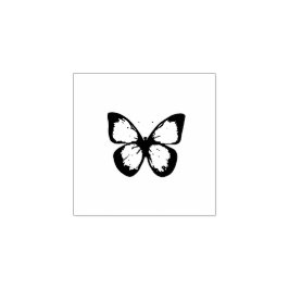 Eleganter Wasserfarb-Schmetterling in Lila Gummistempel