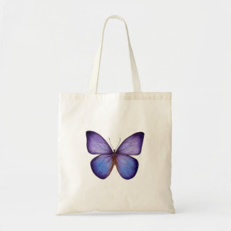 Eleganter Wasserfarben-Schmetterling in Lila Tragetasche