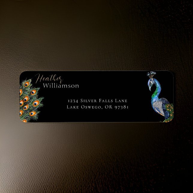 Eleganter Wasserfarbenpfau (Von Creator hochgeladen)