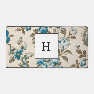 Eleganter Wasserspender Monogrammierte Blumen Schreibtischunterlage