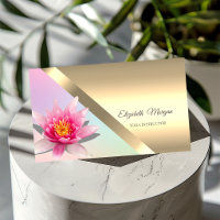 Eleganter Watercolor Lotus Blume Yoga Instructor