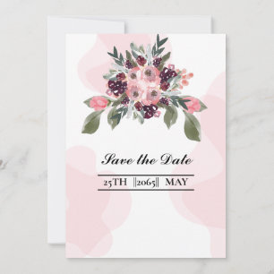 Eleganter Wedding Einladungs-Card Farbdesign-Tempe Einladung