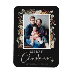 Eleganter Weihnachts-Fotomagnet Magnet