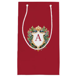 Eleganter Weihnachts-Monogramm-Brief Kleine Geschenktüte