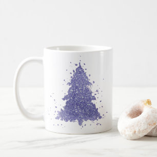 Eleganter Weihnachtsbaum   Charming Lavender Lila Kaffeetasse