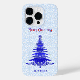 Eleganter Weihnachtsbaum Personalisiert Case-Mate iPhone 14 Pro Hülle