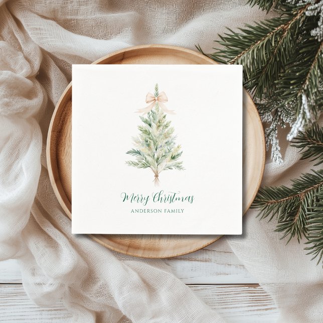 Eleganter Weihnachtsbaum  Serviette (Von Creator hochgeladen)