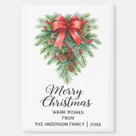 Eleganter Weihnachtsfeiertag Magnet